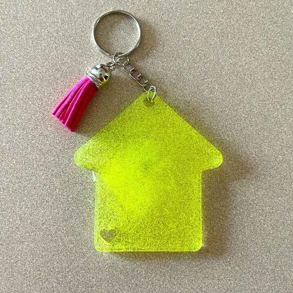 Hand Crafted Other - Handmade House/NEW HOME Keychain